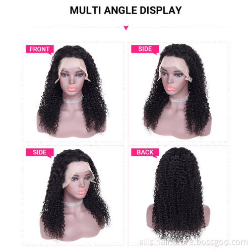 Long Raw Brazilian Hair wig Transparent HD Lace Frontal Wig Wholesale human hair Wig For Black Women